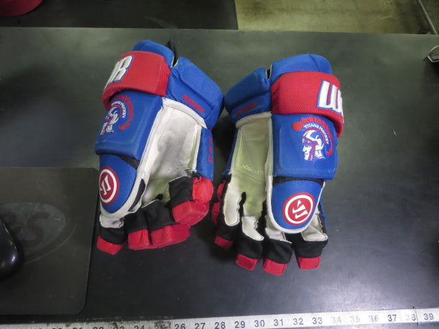 Load image into Gallery viewer, Used Warrior Alpha Pro Sr Palm X Hockey Gloves Size 14" - 36cm Arcadia Titans
