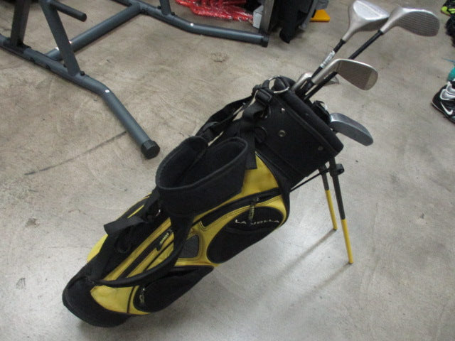 Load image into Gallery viewer, Used La Jolla Juniormetal 6 Piece Junior Golf Set With Bag
