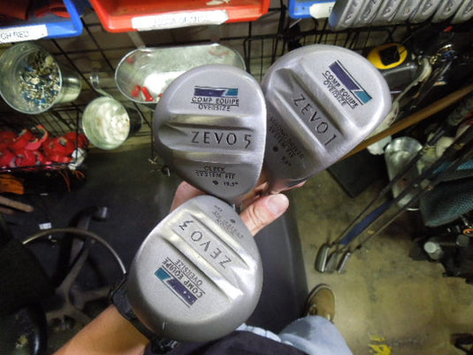 Used Zevo Comp Equipe Attack Zone Oversized Right Hand 11pc Golf Club Set