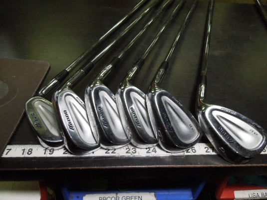 Used Mizuno MP-60 Cut Muscle 6pc Right Hand Blade Irons 4-9 + PW No 6 Iron