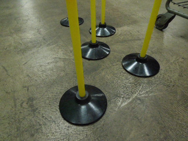 Load image into Gallery viewer, Used SEAOTTER Soccer Agility Poles Set of 5 with Carry Bag
