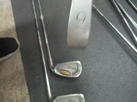 Used Ping I3 O-Size Green Dot Iron Set 3-9, Sand Wedge - RH