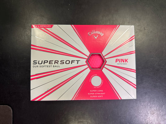 Like New Callaway Super Soft Matte Pink Ladies Golf Balls 12pk