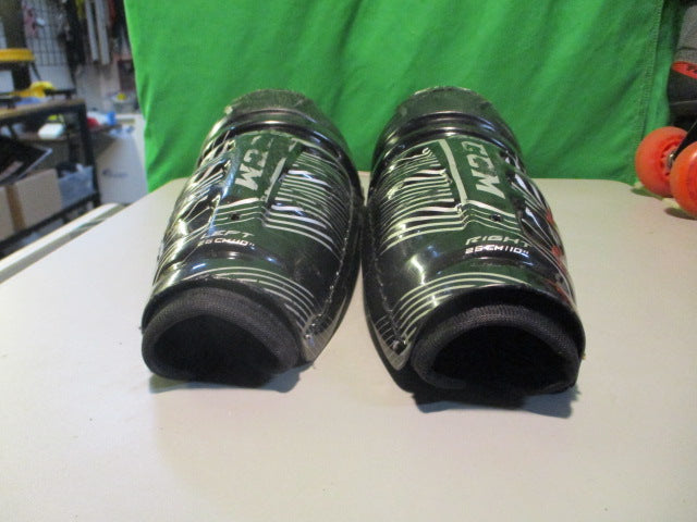 Load image into Gallery viewer, Used CCM Tacks 9550 Youth 10&quot; Hockey Shin Guards

