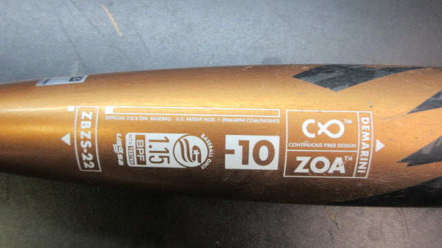 Load image into Gallery viewer, Used Demarini Zoa 30" -10 USSSA Composite Baseball Bat
