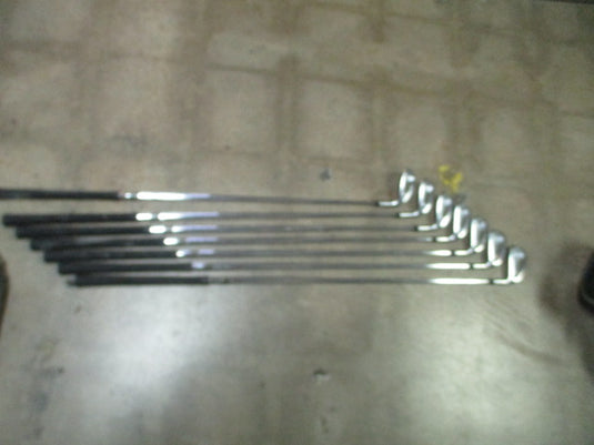 Used Taylormade Rac RH Steel Shaft 4-PW IRON SET Stiff (needs Grips)