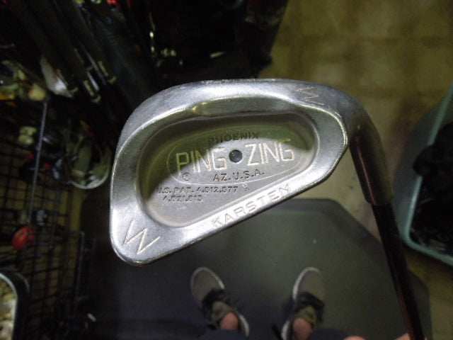 Load image into Gallery viewer, Used PING Zing Black Dot Karsten 8pc Right Hand Iron Set Matching Serials
