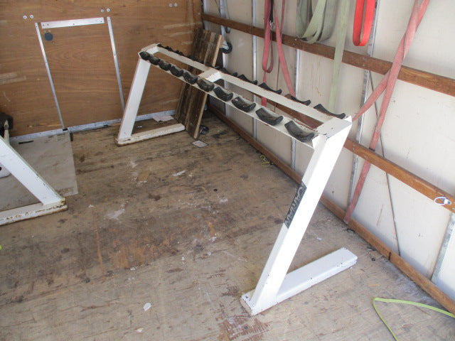 Load image into Gallery viewer, Used Icarian Single Tier 89&quot; X 32&quot; Commercial Dumbbell Rack
