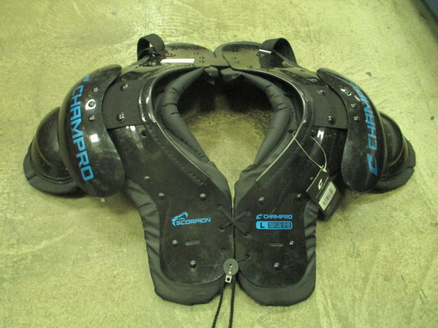 Load image into Gallery viewer, Used Champro Scorpion Football Shoulder Pads Size Youth Large
