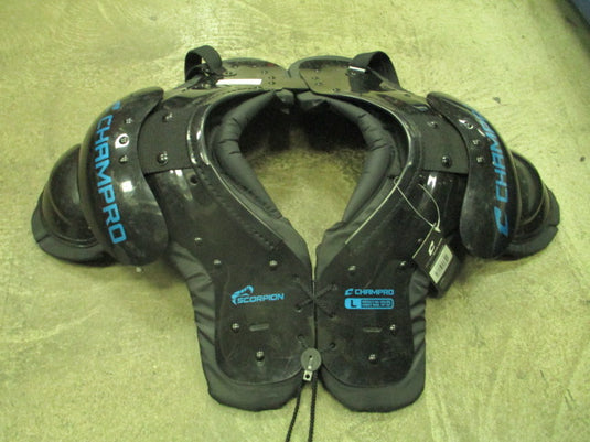 Used Champro Scorpion Football Shoulder Pads Size Youth Large