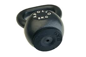 New Apollo Athletics 8 KG (18 lbs) Cast Iron Kettlebell