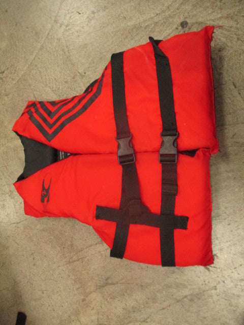 Load image into Gallery viewer, Used X2 Youth Red Life Vest - 50-90lbs
