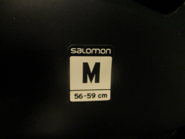 Load image into Gallery viewer, Used Salomon 56-59cm Medium Black Snow helmet (Air Bladder Not Working)
