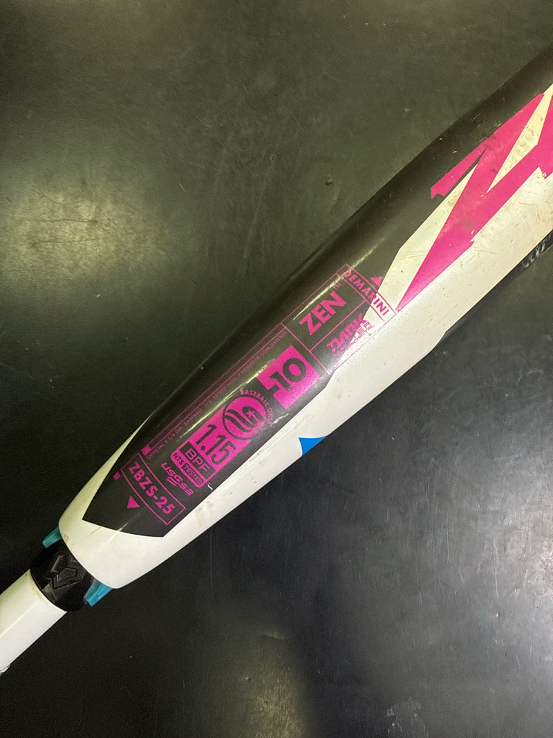 Load image into Gallery viewer, Used Demarini Zen SL USSSA Baseball Bat 28 in 18 oz -10
