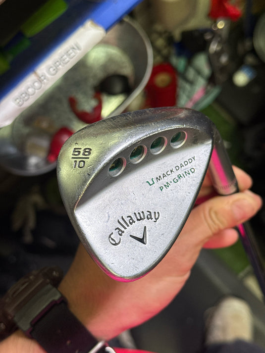 Used Callaway Mack Daddy PM Grind 58° Right Hand Sand Wedge