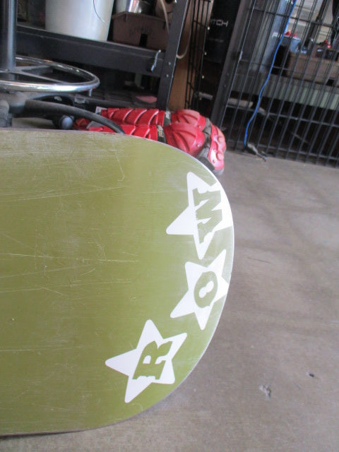 Used Morrow generation 138cm Snowboard W SIMS Bindings