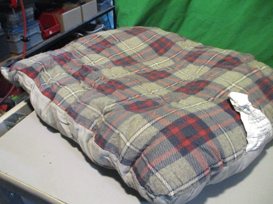 Used Lumber Jack 20" X 20" Camping Pillow
