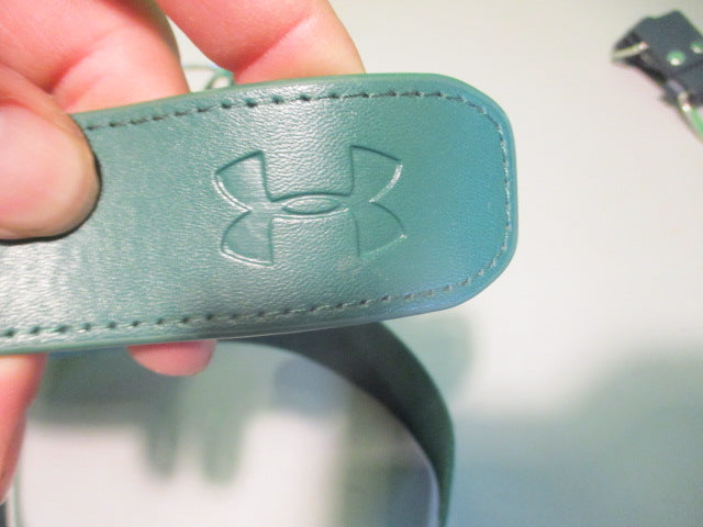 Load image into Gallery viewer, Used Under Armour Green Youth Baseball Belt
