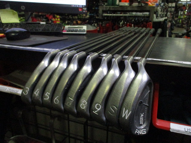 Load image into Gallery viewer, Used PING IST.Karsten Black Dot Right Hand 9pc Iron Set 3-9i, P-Sw
