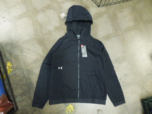 Load image into Gallery viewer, Under Armour Womens Hustle Fleece FZ Hoody Size LG
