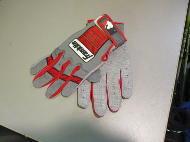 Load image into Gallery viewer, Franklin Grey Red Adult Large Batting Gloves
