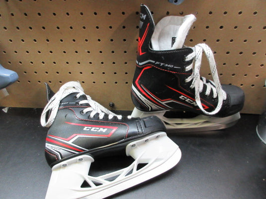 Used CCM Jetspeed FT340 Ice Skate Junior Hockey Skates - Size 1