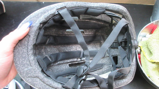 Used Dual Sport Bicycle Helmet W/ USB Charging Light - Size Medium