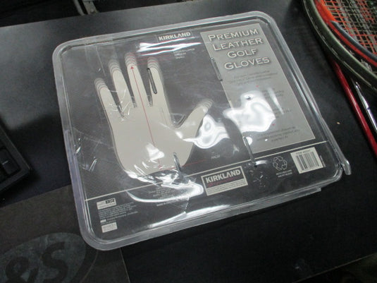 Used Kirkland Leather Golf Gloves Set of 3 Size Small