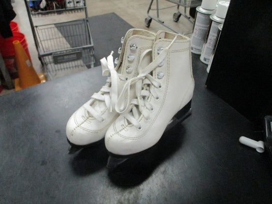 Used CCM Figure Skates White Youth Size 9