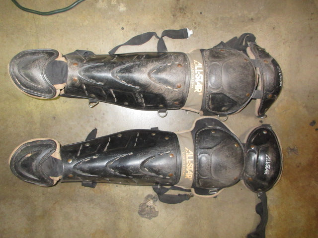 Load image into Gallery viewer, Used All-Star Catchers Shin Guards - 9-12
