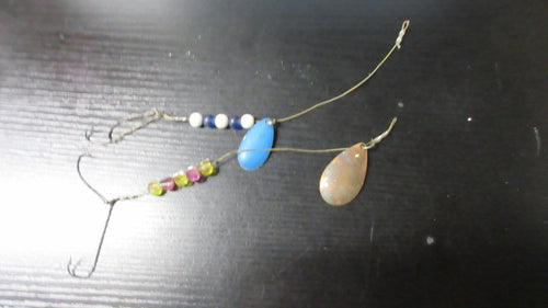 Used Spinner Leader Fishing Lures - 4 Piece