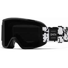 New Smith Squad S Black Marble/Chromapop Sun Black Ski Goggle - Size Small