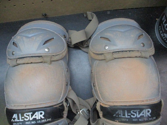 Used All-Star System 7 Catchers Shin Guards - (9-12)