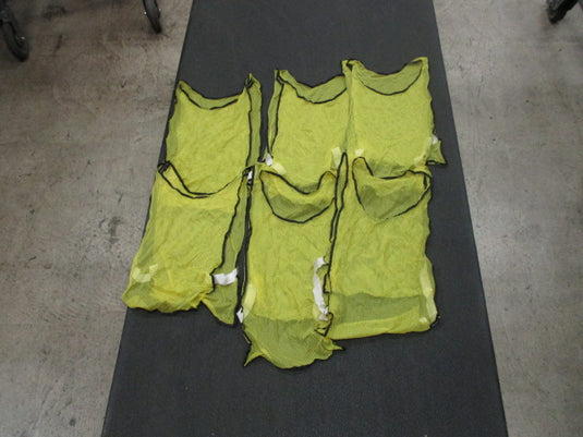 Used Yellow Pack Of 6 Soccer Practice jersey