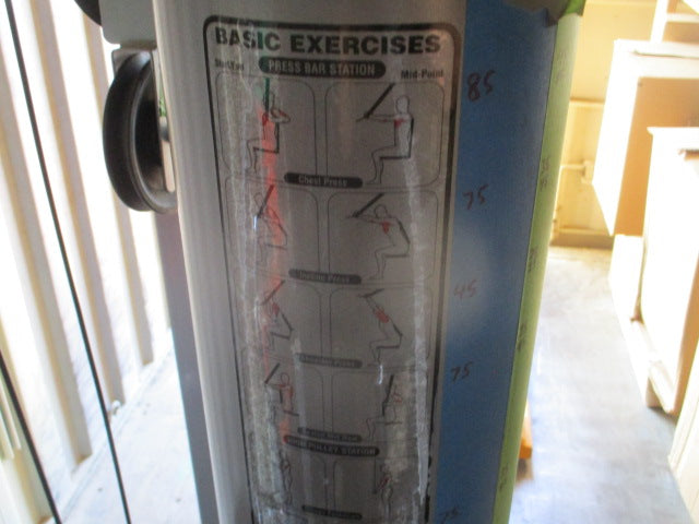 Load image into Gallery viewer, Used TUFF STUFF ODYSSEY 5 HOME GYM W/ LEG PRESS W/200lb weight Stack
