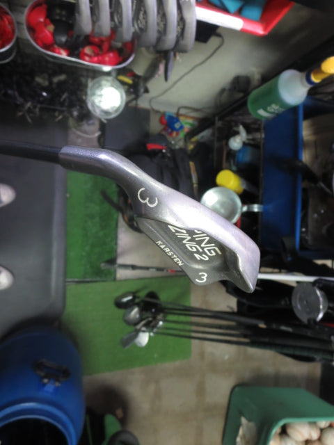Load image into Gallery viewer, Used PING Zing 2 Black Dot 7pc Left Hand Iron Set 3-9i and W (No 7 Iron)
