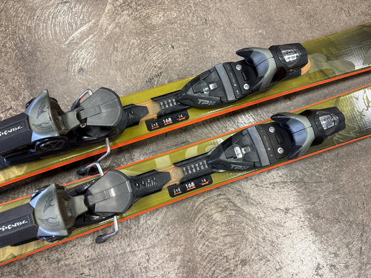 Used Rossignol Bandit B83 Downhill Skis with Matching Bindings Size 168cm