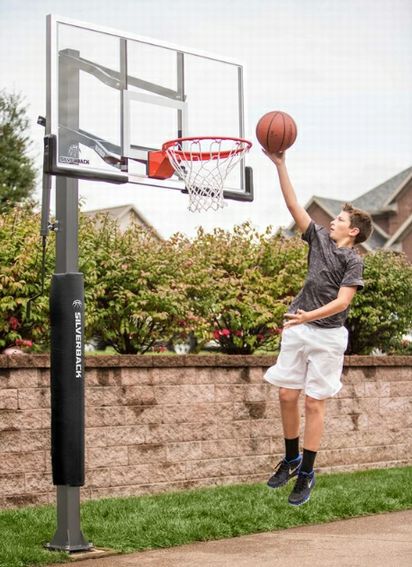 Used Goalrilla Silverback SB60 Tempered Glass Basketball Hoop System