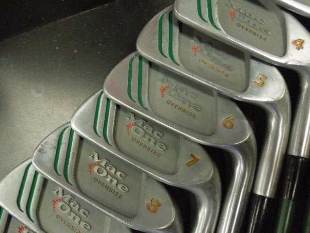 Load image into Gallery viewer, Used MacGregor Mac One 8pc Oversized Right Hnd Iron Set 3-9 Iron and P-Wedge
