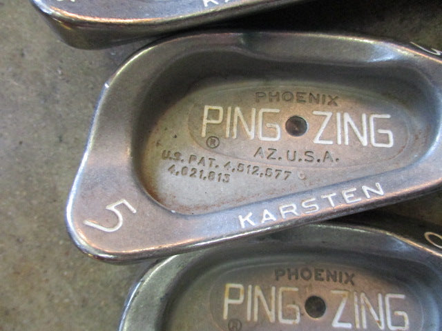 Load image into Gallery viewer, Used Ping Zing Black Dot Iron Set 3-9 Sand Wedge (Need Re-Grip)
