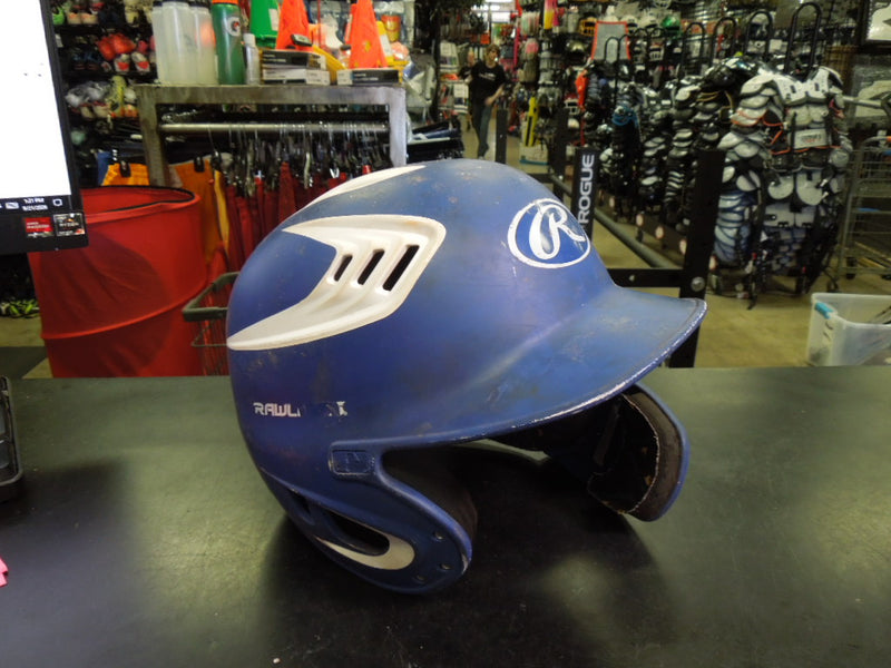 Load image into Gallery viewer, Used Rawlings Batting Helmet with Jaw Guard Size 6 3/8 - 7 1/8
