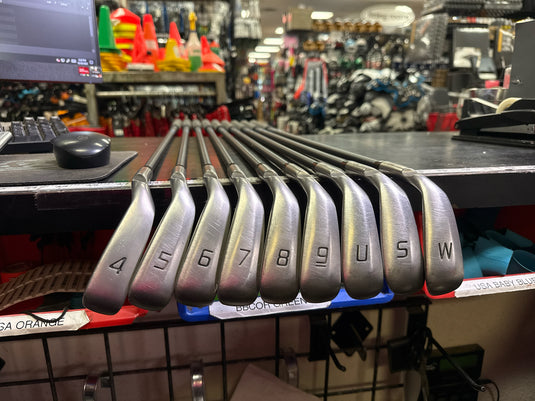 Used PING GMax 9 pc Right Hand Iron Set 4-9i and USWw