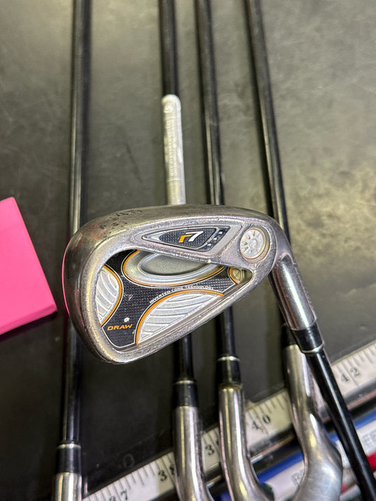 Used TaylorMade R7 Draw Right Hand ICT 5pc Iron Set 5-9i