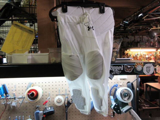 Load image into Gallery viewer, Used Under Armour Integrated Pads Football Pants - Size Youth XL
