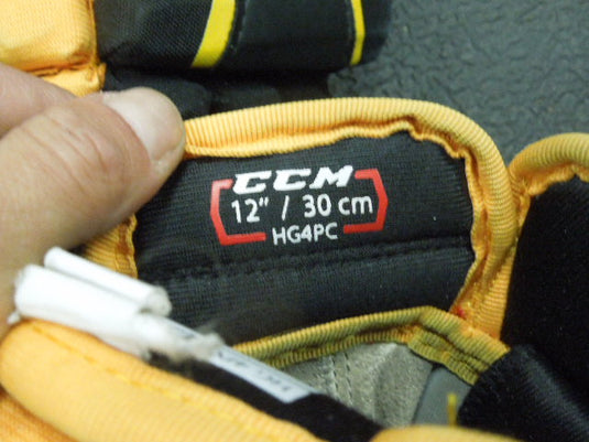 Used CCM HG4PC Custom ASU Hockey Gloves Size 12"