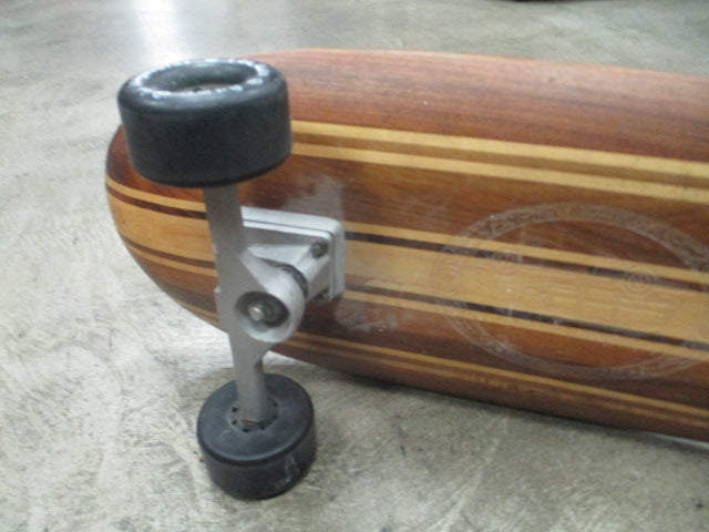 Load image into Gallery viewer, Vintage Hi Longboard Handcrafted Real Wood Sidewalker Surfer Style Board 37"
