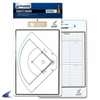 NEW Champro Baseball / Softball Coaches Board Dry Erase With Marker 10