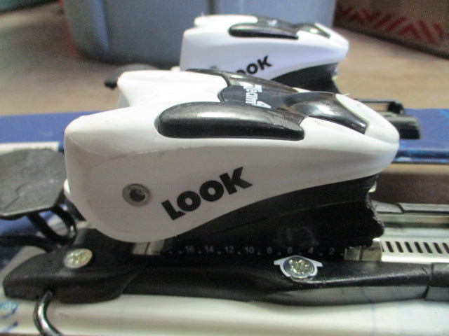 Load image into Gallery viewer, Used Axis Free Team Sinflex 130 cm Downhill Skis w/ Look Bindings - small wear
