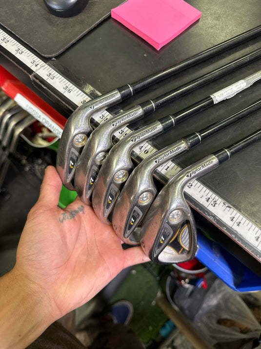 Used TaylorMade R7 Draw Right Hand ICT 5pc Iron Set 5-9i