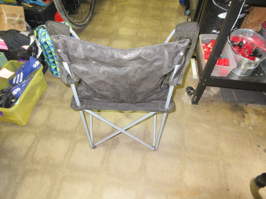 Used Black Folding Camp Chair With Bag